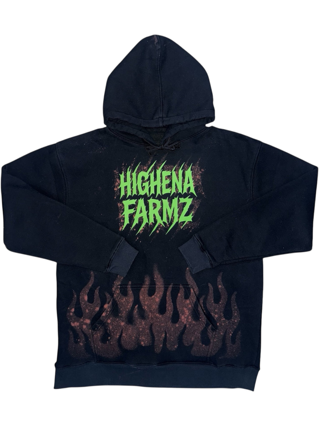 Exclusive ‘1 of 1’ Large - Handcrafted Custom Oversized “Highena Farmz” Hoodie