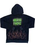 Exclusive ‘1 of 1’ Large - Handcrafted Custom Oversized “Highena Farmz” Hoodie